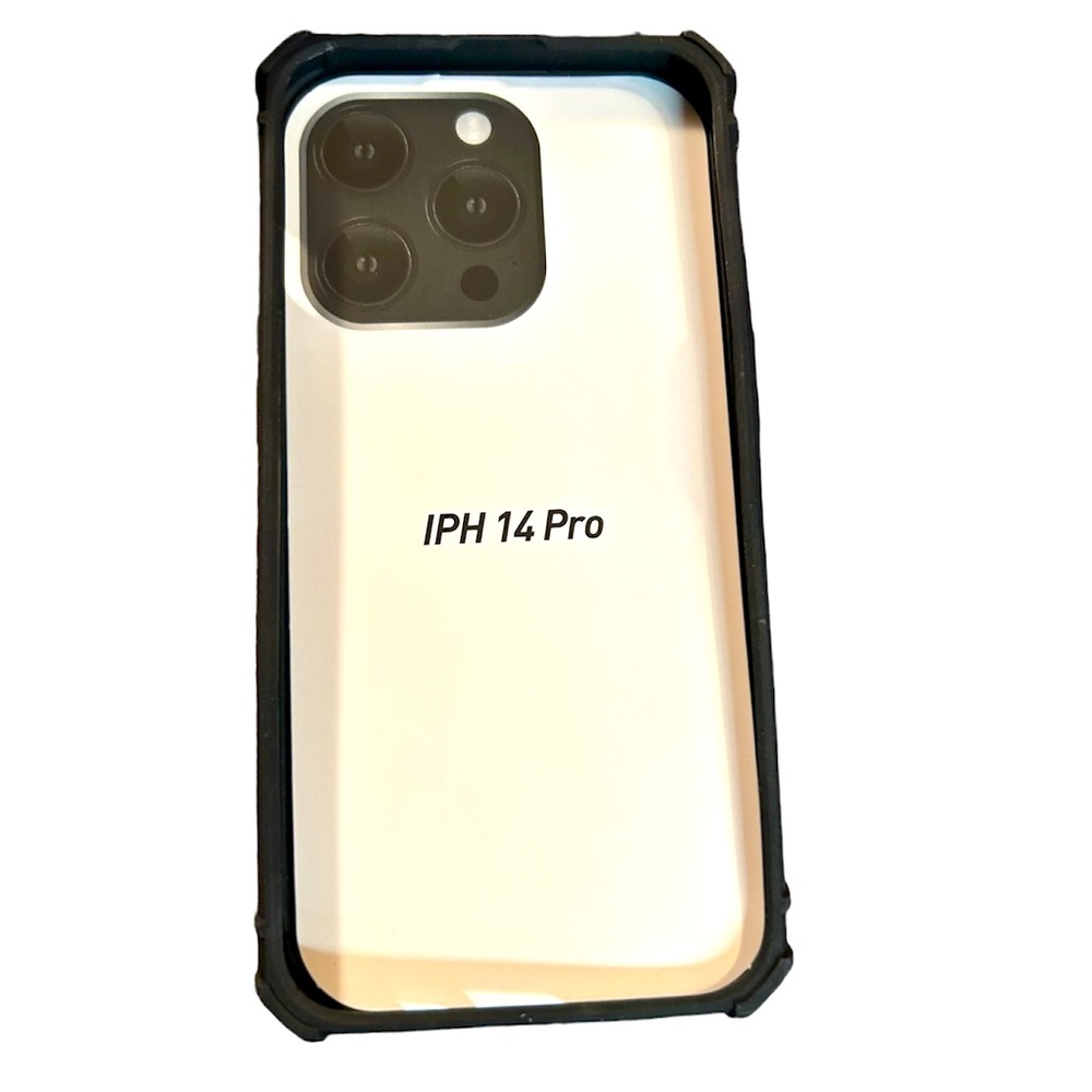 🆕 IPhone 14 Pro Black Wallet Case